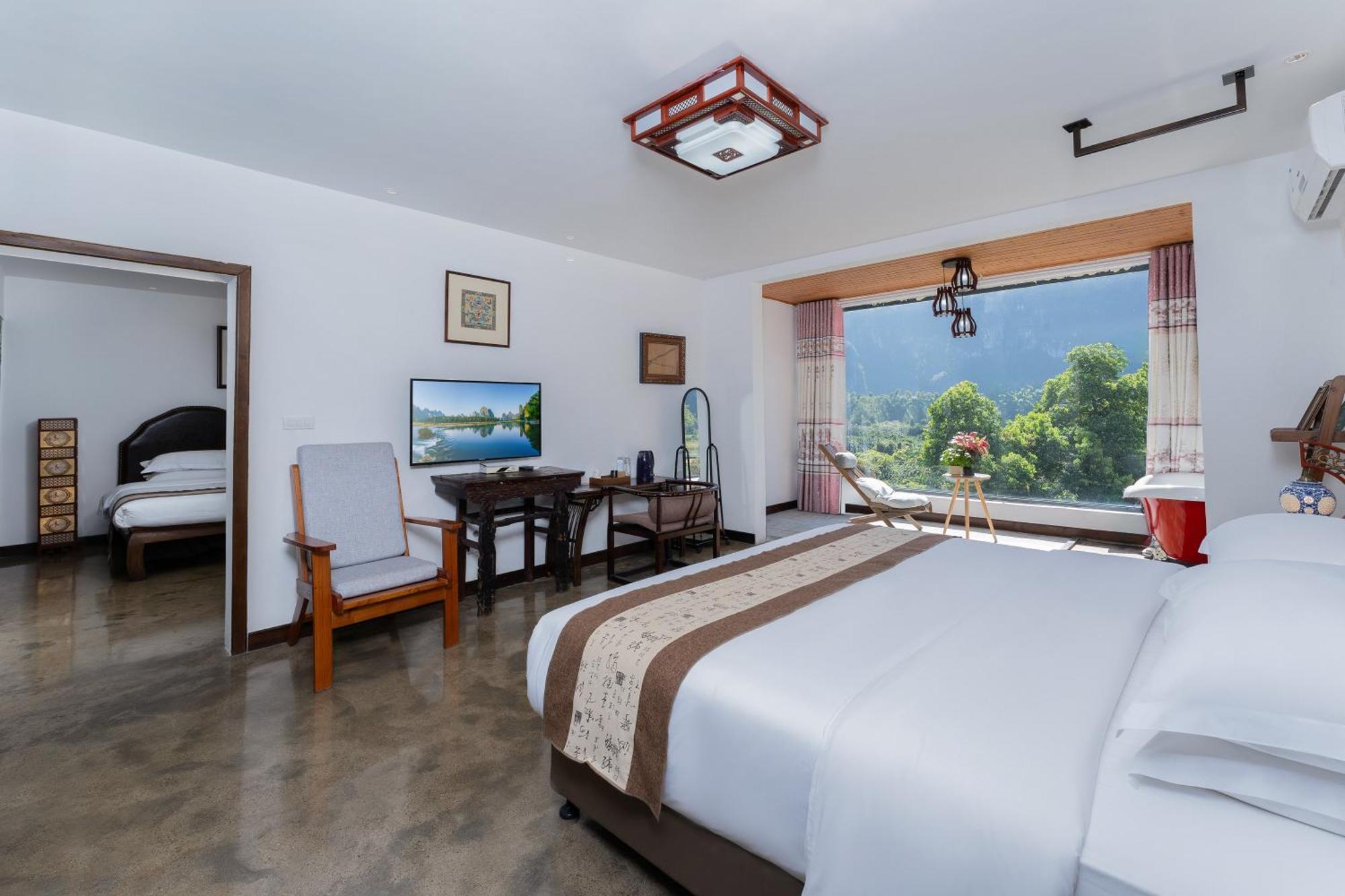 Leisure Courtyard Hotel Yangshuo-Free Shuttle Bus To Yangshuo Station Stay 2 Nights One Way Eksteriør bilde