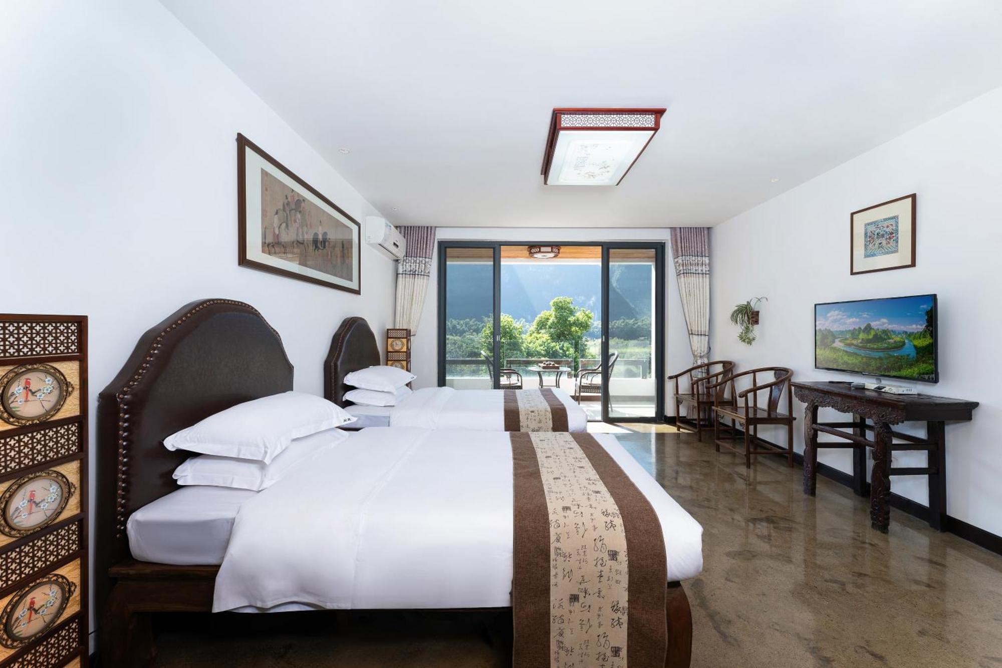 Leisure Courtyard Hotel Yangshuo-Free Shuttle Bus To Yangshuo Station Stay 2 Nights One Way Eksteriør bilde