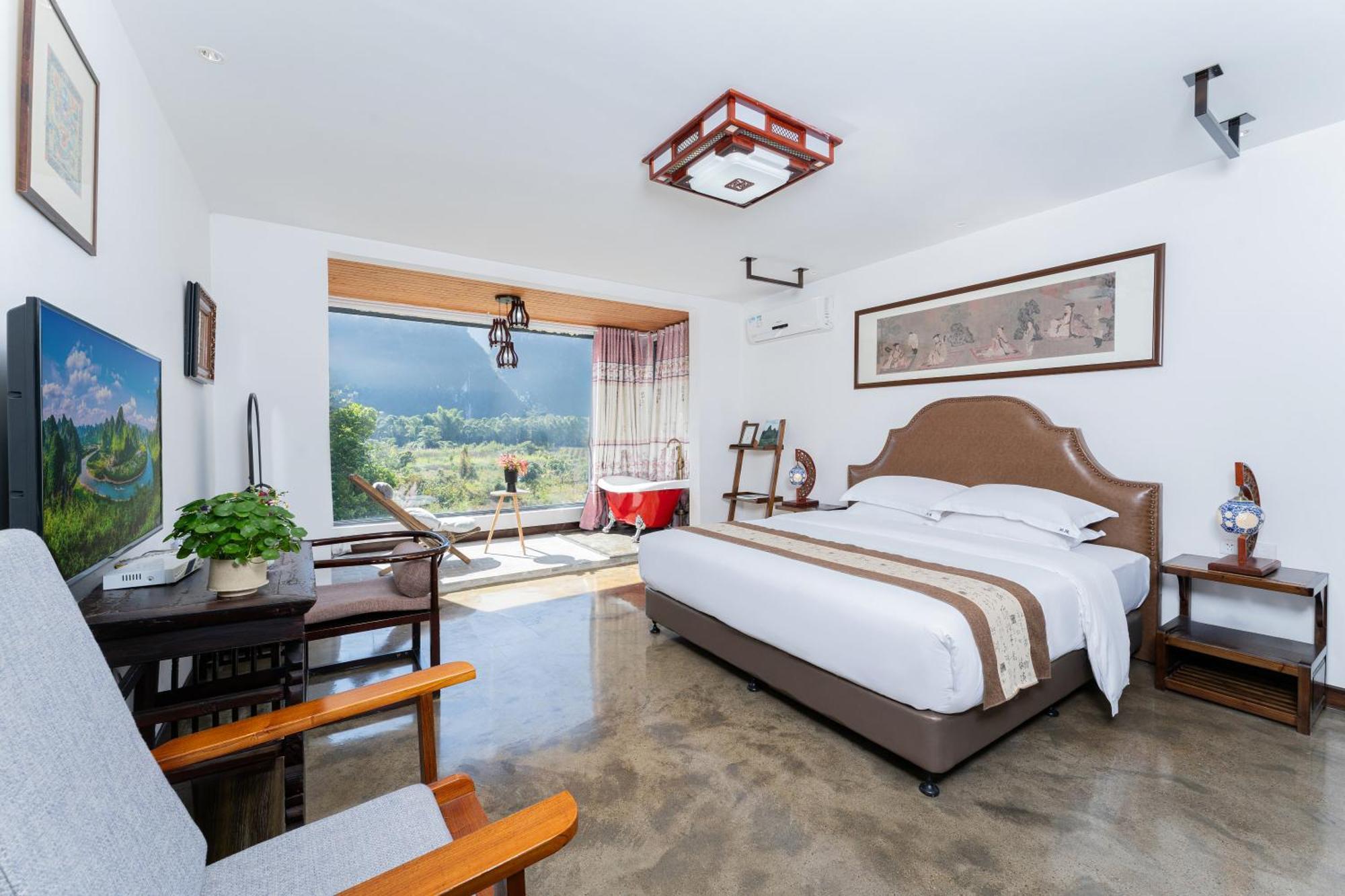 Leisure Courtyard Hotel Yangshuo-Free Shuttle Bus To Yangshuo Station Stay 2 Nights One Way Eksteriør bilde
